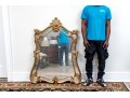Monarch For Century Furniture Baroque Style Gilt Framed Mirror