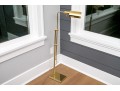 Brass Finished Adjustable Floor Lamp