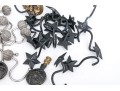 Decorator's Collection Of Lamp Finials, Shower Curtain Hooks, And Door Knobs