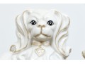 Pair Of Naturalistic Staffordshire Style Ceramic Spaniels