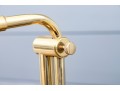 Brass Finished Adjustable Floor Lamp