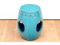Stylish Carved And Painted Garden Stool