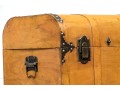 Awesome Vintage Brass Mounted Steamer Trunk