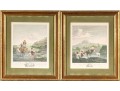 Two Hand Colored French Engraved Prints