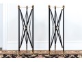 Quality Pair Of Maison Jansen Style Sculptural Pedestals
