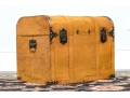 Awesome Vintage Brass Mounted Steamer Trunk