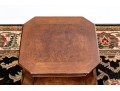 Vintage Burl Veneered Wooden Pedestal