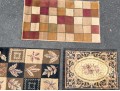 Suite Of Three Decorative Mats
