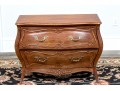 Vintage Pair Of Henredon Louis XV Style Bombe Bedside Chests