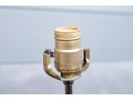Decorative Gilt Finished Ceramic Guanyin Form Table Lamp