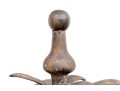 Set Of Three Metallic Palm Form Architectural Elements
