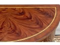 Impressive Pair Of Century Furniture Demilune Console Cabinets