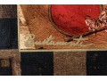 Decorative Print Collage On Canvas, 