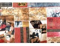 Decorative Print Collage On Canvas, 