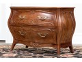 Vintage Pair Of Henredon Louis XV Style Bombe Bedside Chests