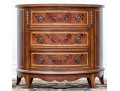 Impressive Pair Of Century Furniture Demilune Console Cabinets