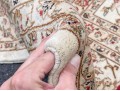 Hand Knotted Wool Kashan Carpet, 14'-7
