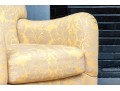 Fantastic Pair Of Crate & Barrel Upholstered Club Chairs