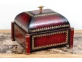 Maitland Smith Leather Wrapped Lidded Box