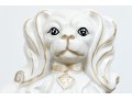 Pair Of Naturalistic Staffordshire Style Ceramic Spaniels
