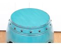 Stylish Carved And Painted Garden Stool