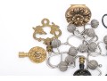Decorator's Collection Of Lamp Finials, Shower Curtain Hooks, And Door Knobs