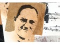 Decorative Print Collage On Canvas, 