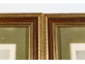 Two Hand Colored French Engraved Prints