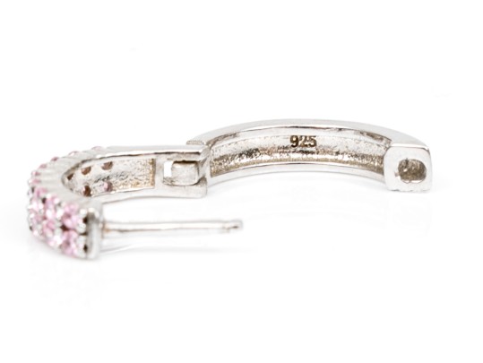 Lot Of Assorted Sterling Silver, Pink CZ And Pink Cultured Freshwater Pearl Jewelry Pieces
