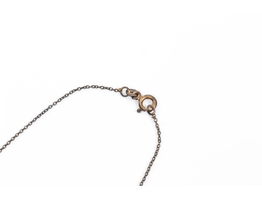 Sterling Silver Cable Chain Necklace With A Beautiful Labradorite Pendant