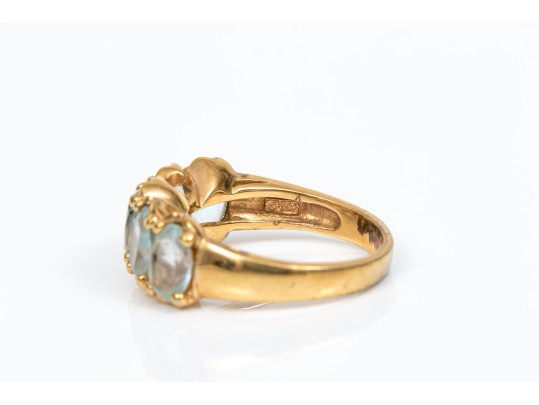 Sterling Silver Vermeil Colorful Collection Of Assorted Rings, Size 9