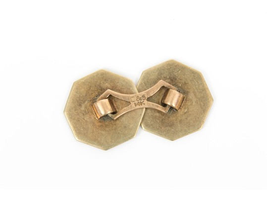 14k Lot Of Assorted Miscellaneous Half Pairs Of Cufflinks