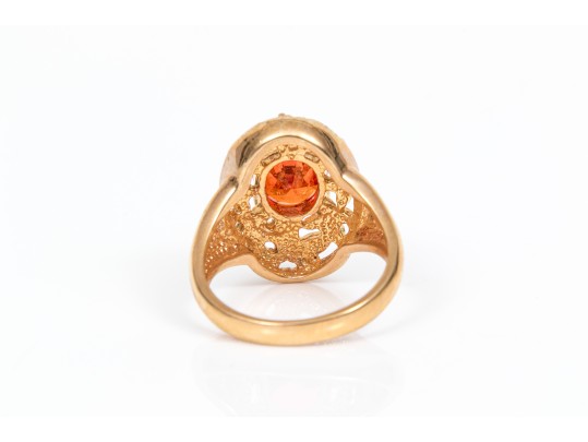 Sterling Silver Vermeil Colorful Collection Of Assorted Rings, Size 9