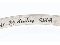 Sterling Silver Lot Of Six Assorted Slip On Bangle Bracelets, Assorted Styles