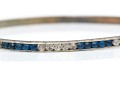 Sterling Silver Lot Of Six Assorted Slip On Bangle Bracelets, Assorted Styles