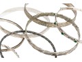Sterling Silver Lot Of Eight Assorted Slip On Bangle Bracelets, Assorted Styles