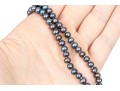 Striking Lot Of Two Cultured Black Freshwater Pearl Necklaces, And Bracelet