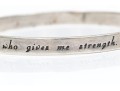 Sterling Silver Lot Of Six Assorted Slip On Bangle Bracelets, Assorted Styles