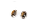 Lot Of Assorted Tigers Eye Jewelry Pieces, Including A Necklace And Two Pairs Of Earrings