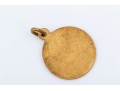 18K Capricorn Medallion Pendant