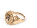 10k Yellow Gold Vintage Ford 500 Club Ring, Size 11