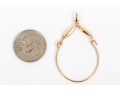 14k Yellow Gold  Retro Charm Holder Pendant