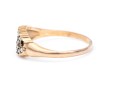 14k Gold Vintage Glass And Seed Pearl Ring, As-is Condition, Size 10