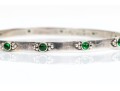Sterling Silver Lot Of Eight Assorted Slip On Bangle Bracelets, Assorted Styles