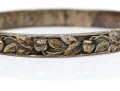 Sterling Silver Lot Of Six Assorted Slip On Bangle Bracelets, Assorted Styles