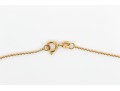 14k Yellow Gold Pretty Pair Of Cultured White Freshwater Pearl Tin Cup Style Necklaces