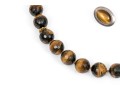 Lot Of Assorted Tigers Eye Jewelry Pieces, Including A Necklace And Two Pairs Of Earrings