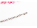 Lot Of Assorted Sterling Silver, Pink CZ And Pink Cultured Freshwater Pearl Jewelry Pieces