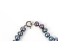 Striking Lot Of Two Cultured Black Freshwater Pearl Necklaces, And Bracelet