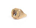 10k Yellow Gold Vintage Ford 500 Club Ring, Size 11